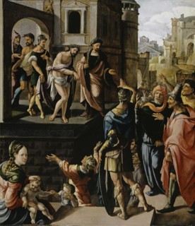 Ecce Homo, 1538 (?), Oil on oak, 91.8 x 80 cm, Not specified, Jan van Scorel, Schoorl bei Alkmaar