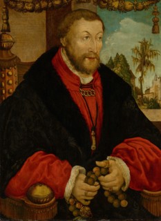 Portrait of Wolfgang, Count Palatine near Rhine (?), C. 1525, oil on lime wood, 62.5 x 45.9 cm,