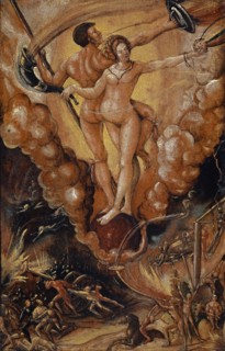The Wild Army, c. 1513/1515, Vast tempera on paper, mounted on limewood and framed in an old frame,