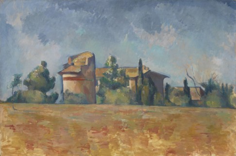 Le pigeonnier de Bellevue, 1888/1892, oil on canvas, 54.2 x 81.2 cm, unmarked, Paul Cézanne,