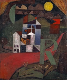 Villa R, 1919, 153, oil on board, 26.5 x 22.4 cm, Not marked, Paul Klee, Münchenbuchsee/Bern