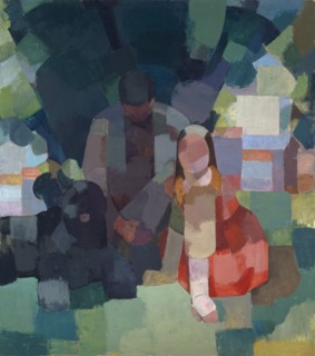 Rest in the open air, 1921, oil on canvas, 181.5 x 161.5 cm, Albert Müller, Basel 1897–1926