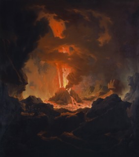Vesuvius eruption, c. 1796, oil on canvas, 137.1 x 120.5 cm, signed lower right: M. WuTKy., Michael