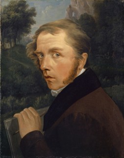 Self-portrait, 1821, oil on canvas, 41.5 x 33 cm, unmarked, Jakob Christoph Miville, Basel