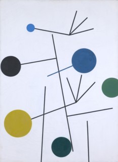 Surgissant, tombant, adhérant, valance, 1934, oil on canvas, 99.8 x 73.3 cm, unmarked, Sophie