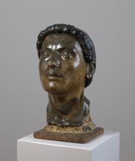 Head of Cupid, 1902, wax, 34.5 x 18.5 x 23.5 cm (without base) |, 2 x 17 x 17 cm (base), Not