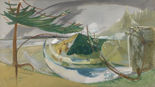 Recirculation, 1940, mixed media on canvas, 135.5 x 237.5 cm, unmarked, Walter Kurt Wiemken, Basel