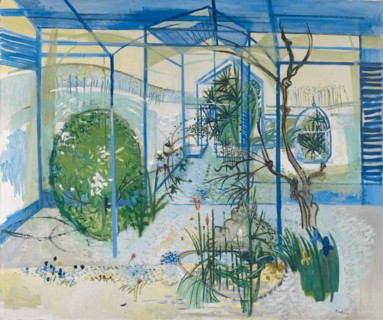 Greenhouse, 1939, oil on canvas, 150.5 x 180 cm, signed and dated lower right: Wiemken., 39, Walter