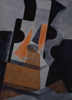La guitare, 1916 (August), oil on canvas, 73 x 54 cm, signed and dated lower right: Juan Gris,