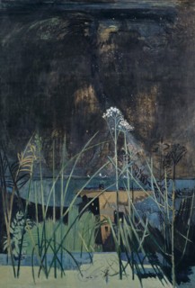 The Night, 1940, oil on canvas, 115 x 80 cm, signed and dated lower right: Wiemken 40, Walter Kurt