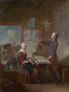 Double Portrait of John of Mechel and His Wife Salome Münch, 1776, oil on canvas, 68 x 51 cm,