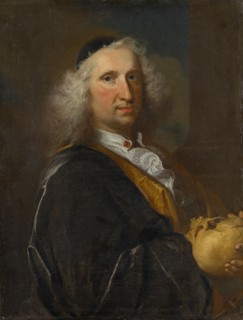 Portrait of Doctor Franz Platter (1645-1711), oil on canvas, 49 x 38 cm, signed on the reverse