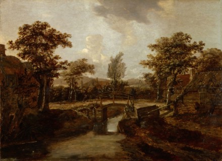The lock, oil on oak wood, 46.5 x 63 cm, unmarked, Jan van Kessel, (Umkreis / circle), Amsterdam