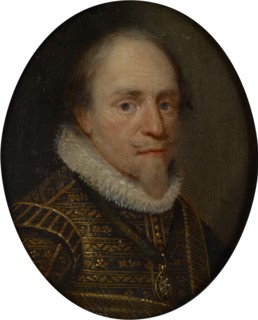 Moritz of Orange (1567-1625), after 1627, oil on oak, 16 x 13 cm, unsigned, Michiel Jansz. van