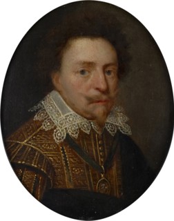 Friedrich Heinrich of Orange (1584-1647), after 1627, oil on oak, 15.8 x 12.8 cm, unsigned, Michiel