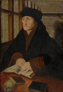 Portrait of Erasmus of Rotterdam in the Study Room, 2nd half of the 16th and 17th Centuries, oil on