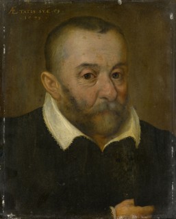Portrait of Christoph Fugger, 1579, oil on panel, 24 x 18.5 cm, not dated, but dated upper left: