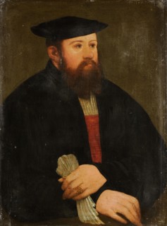 Portrait of a Bearded Man, c. 1560, oil on panel, 31 x 22 cm, unsigned, Schweizerischer Meister, 16