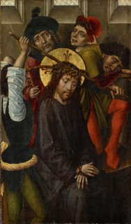 The Crown of Thorns of Christ (inside), The hl., Nicholas of Myra with the three pupils (outside),