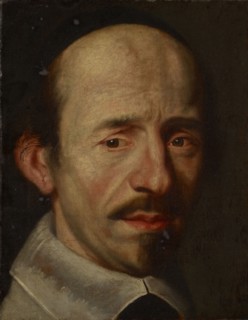Portrait of Martin de Barco, Abbot of Saint-Cyran-en-Brenne, 17th c., Oil on canvas, 30 x 23 cm,