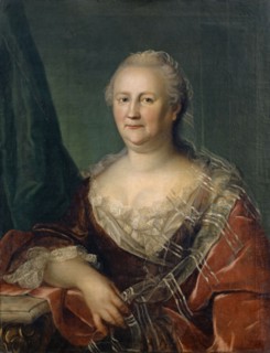 Portrait of Anna Frischmann, the wife of Johann Christoph Imhof, 1755, oil on canvas, 81 x 62.5 cm,