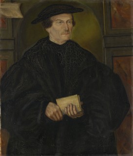 Portrait of Bonifacius Amerbach, 1907, oil on canvas, 64 x 54 cm, unmarked, Christoph Roman, (Kopie