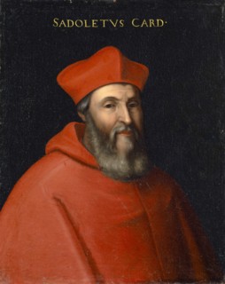Portrait of Jacopo Sadoleto, oil on canvas, 77.5 x 62.5 cm, unsigned., Above: SADOLETVS CARD •