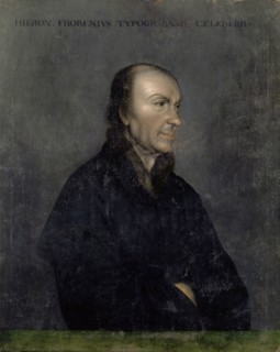 Portrait of the printer Johann Froben, 17th cent. (?), Oil on canvas, 79 x 64.5 cm, unmarked,