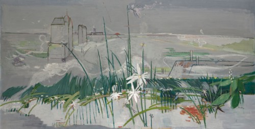 The Morning, 1939, oil on canvas, 80 x 156 cm, signed and dated lower right: Wiemken, 39, Walter