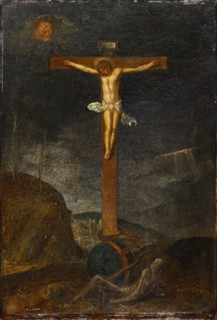 Crucifixion of Christ with Allegorical Accompaniment for the Redemption of the Human Race, 17th