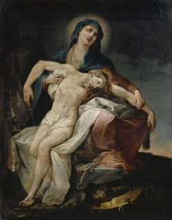 Pietà, 1783, oil on canvas, 50.5 x 39 cm, Tiberius Dominikus Wocher, Mimmenhausen bei Salem