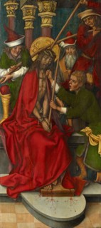 Coronation of the Thorns, c. 1500, mixed technique on softwood, 128.2 x 58 cm, unmarked, Sigmund