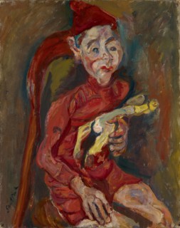 L'enfant au jouet, around 1919, oil on canvas, 81 x 64.5 cm, signed and dated, l .: Soutine,