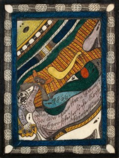 The holy Wiegalinda of Pantter = spell, 1917, pencil and crayon, sheet: 28.9 x 21.9 cm, recto 1,866