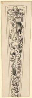 Dagger Sheath with Fool, 1511, Feather in Black, Sheet: 21.1 x 6.1 cm, 6.8 cm, Not Specified, Urs