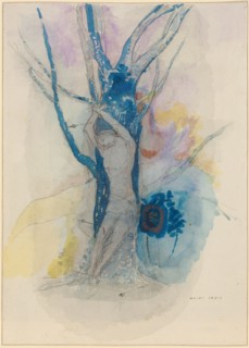 Saint Sébastien, 1910, pencil, watercolor, leaf: 24.9 x 17.8 cm, U. r., Signed in black with pen:
