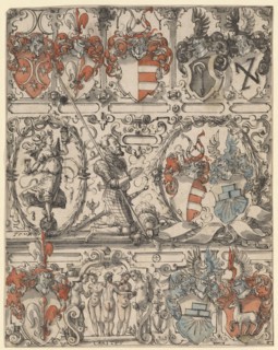 Broken glass with kneeling knight, accompanied by Tempus, and the alliance crest