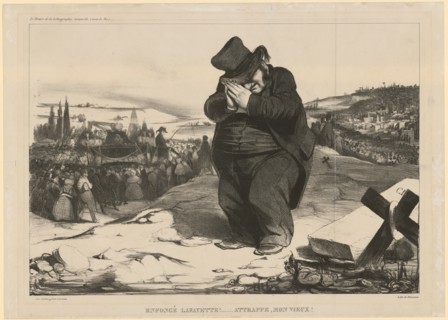 Enfoncé Lafayette! .... Dummy, mon vieux !, chalk lithograph, first and only condition, folio: 34.2