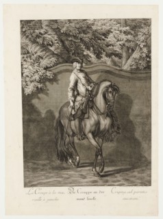 The croup on the left wall, 1734, etching, sheet: 60 x 43.6 cm |, Plate: 54.6 x 39.6 cm, U.l.,