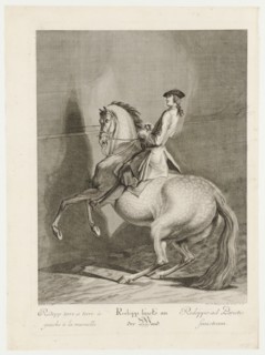 Redopp left on the wall, 1734, etching, sheet: 59.8 x 44 cm |, Plate: 54.5 x 39.2 cm, U.l., below