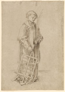St. Lawrence, 1st half of the 16th century, feather in brown, sheet: 31.1 x 21.7 cm, unsigned,