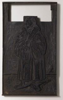 Warhaffte Portrait of the Reverend Sir, Doctor Martini Lutheri, His Age in LXIII Jar., 1546, wooden