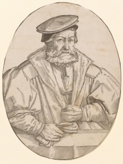Portrait of Jacob Sturm, c. 1568, woodcut, without frame, sheet: 17.1 x 12.9 cm, unsigned, Tobias
