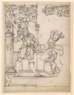 Disc tear with shield companion and bear coat of arms, in the upper pictures Tell's apple shot and