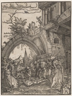 Beheading of John the Baptist, 1512, woodcut, sheet: 20.3 x 15.6 cm, U. r., dated and monogrammed: