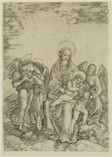 Cristofano di Michele Robetta, Italian, 1462-1552, Madonna and Child with John the Baptist and