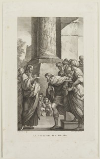 Francesco Rosaspina, Italian, 1760-1841, after Lodovico Carracci, Italian, 1555-1619, Calling of
