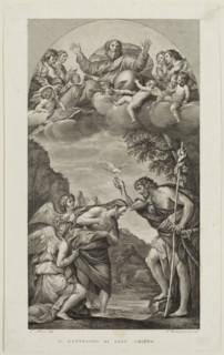 Francesco Rosaspina, Italian, 1760-1841, after Francesco Albani, Italian, 1578-1660, Baptism of