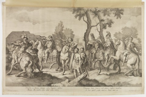 Domenico Rosetti, Italian, 1650-1736, after Gerard de Lairesse, Flemish, 1641-1711, The Triumph of