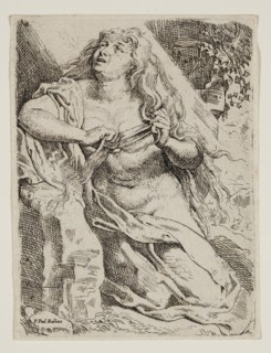 Willem Buytewech, Dutch, 1591-1624, after Peter Paul Rubens, Flemish, 1577-1640, Saint Mary